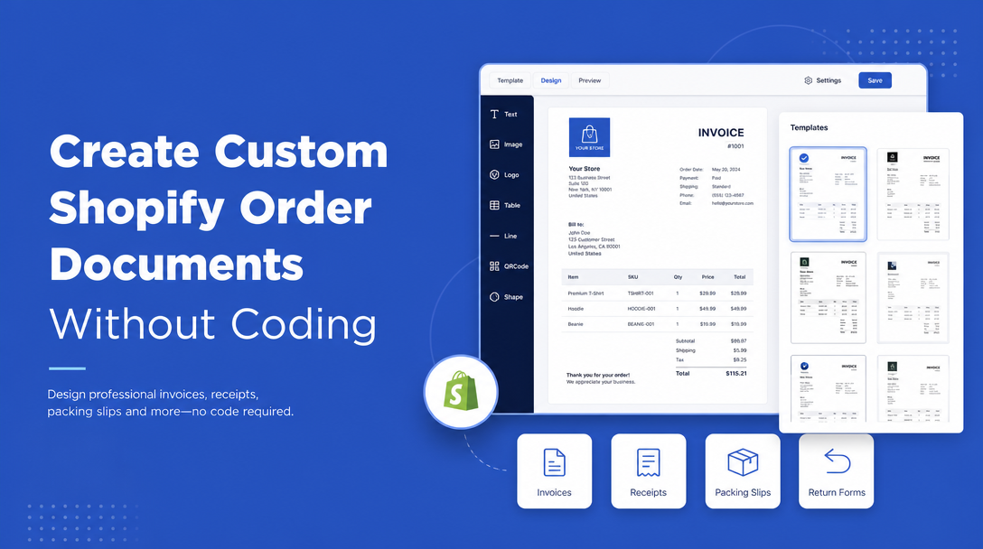 How to Create Custom Shopify Order Documents Without Coding image