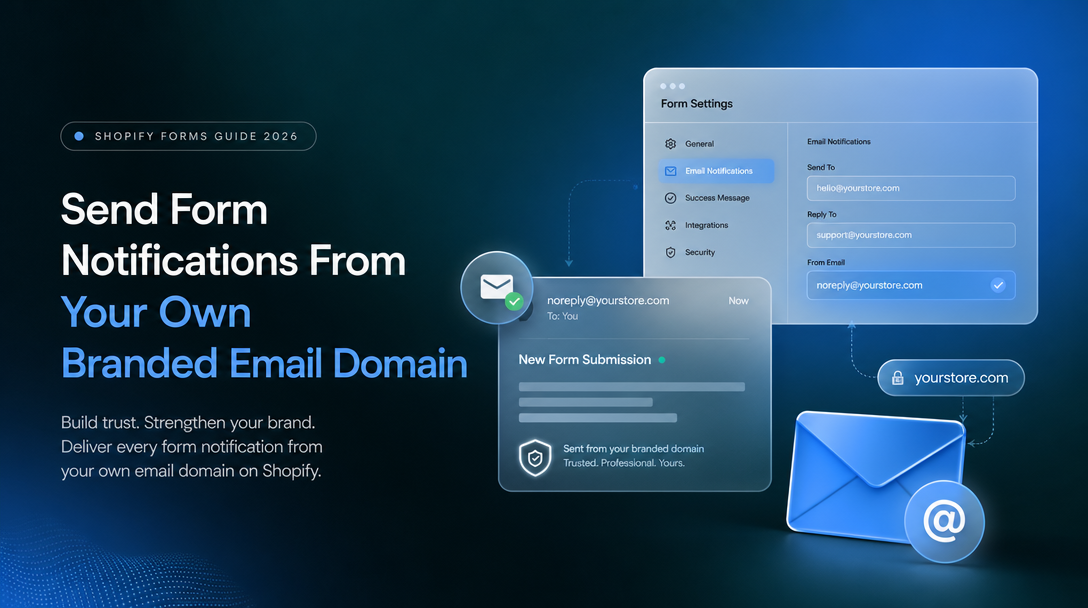 How to Send Form Notifications From Your Own Branded Email Domain on Shopify image