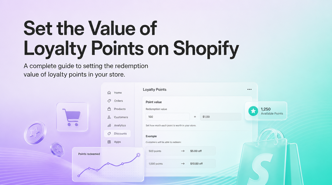 How to Set the Value of Loyalty Points on Shopify image