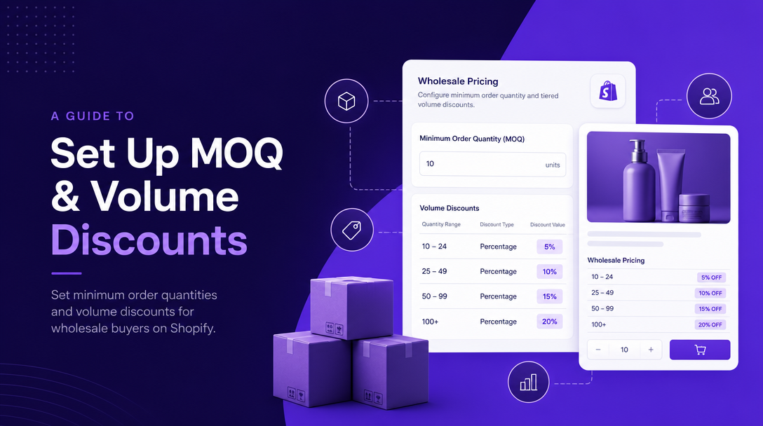 How to Set Up MOQ and Volume Discounts on Shopify image