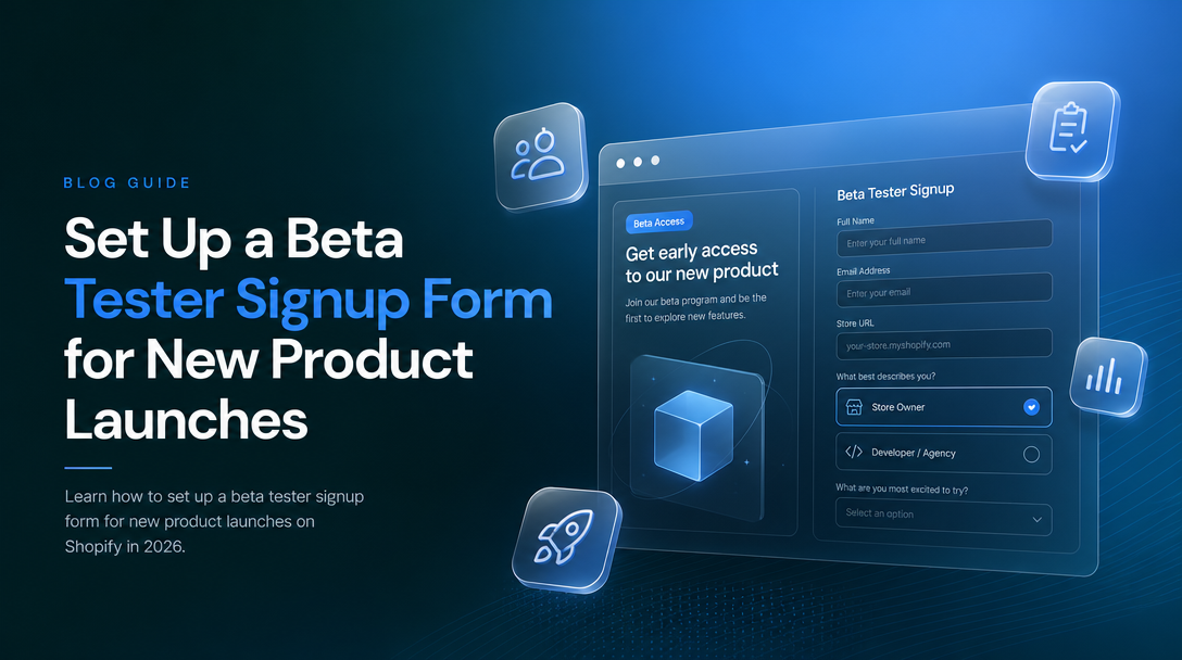 How to Set Up a Beta Tester Signup Form for New Product Launches image