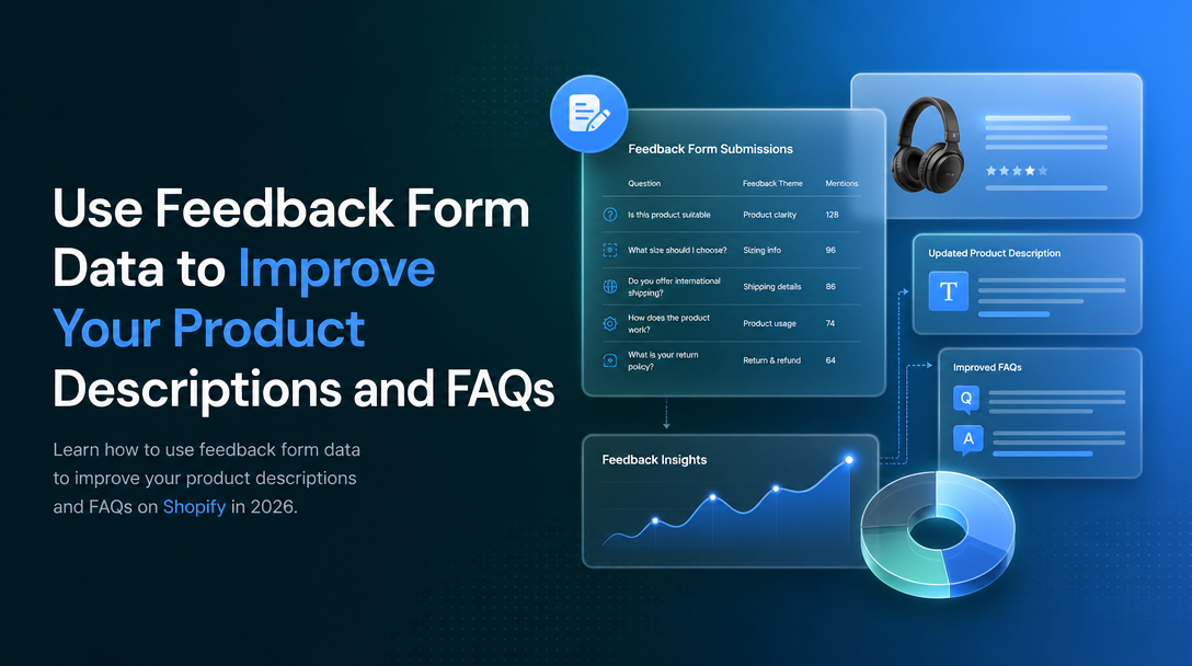 How to Use Feedback Form Data to Improve Your Product Descriptions and FAQs image