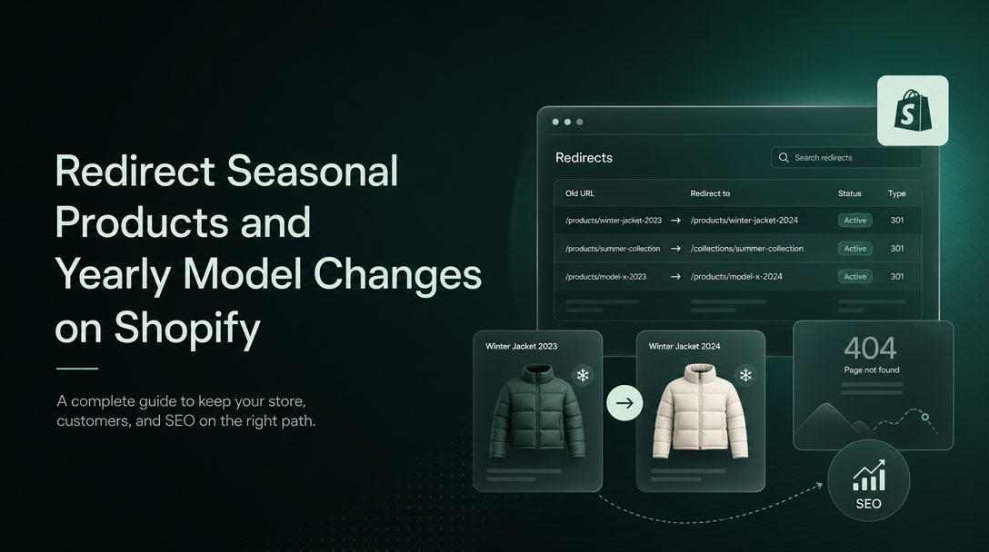 How to Redirect Seasonal Products and Yearly Model Changes on Shopify image