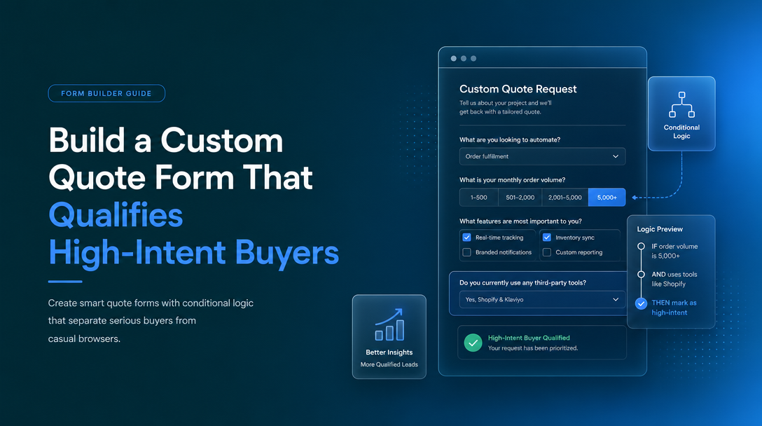 How to Build a Custom Quote Form That Qualifies High-Intent Buyers image