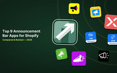 9 Best Shopify Announcement Bar Apps in 2026 article illustration