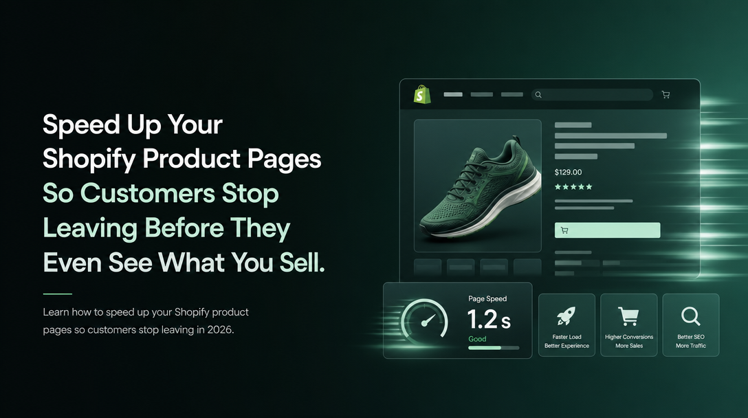 How to Speed Up Your Shopify Product Pages So Customers Stop Leaving Before They Even See What You Sell image