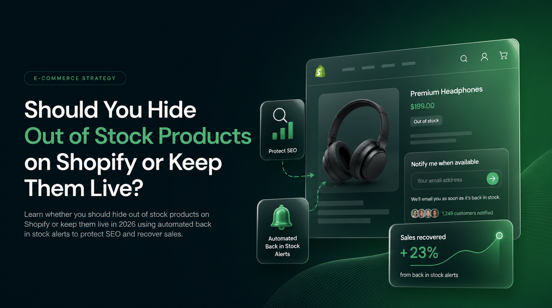 Should You Hide Out of Stock Products on Shopify or Keep Them Live? image
