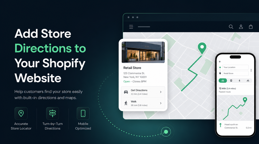How to Add Store Directions to Your Shopify Website image
