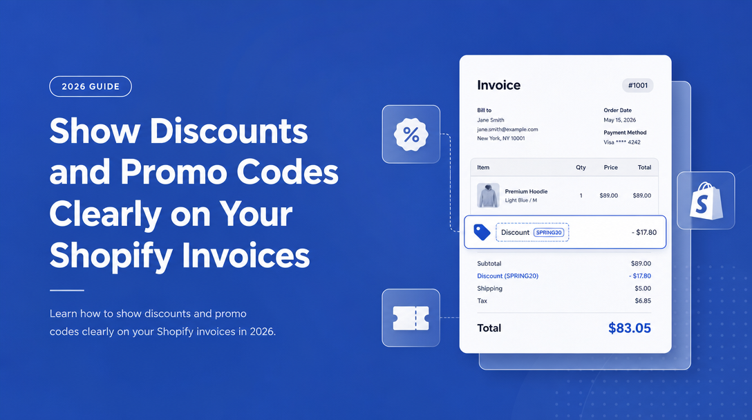 How to Show Discounts and Promo Codes Clearly on Your Shopify Invoices image