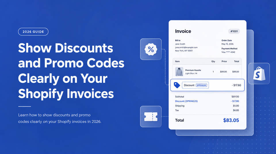 How to Show Discounts and Promo Codes Clearly on Your Shopify Invoices article illustration