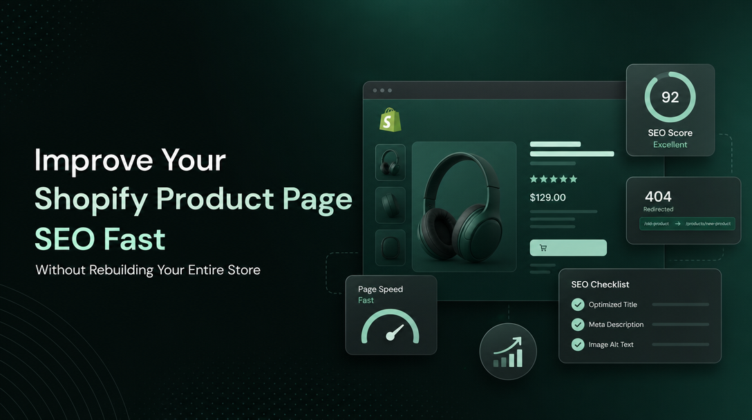 How to Improve Your Shopify Product Page SEO Fast Without Rebuilding Your Entire Store image