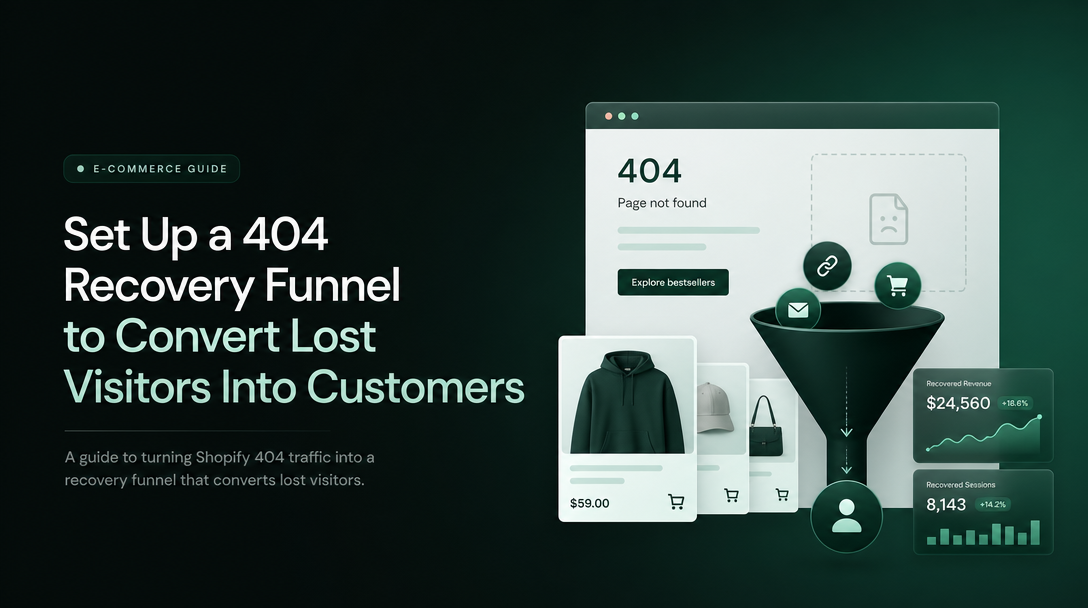 How to Set Up a 404 Recovery Funnel to Convert Lost Visitors Into Customers image