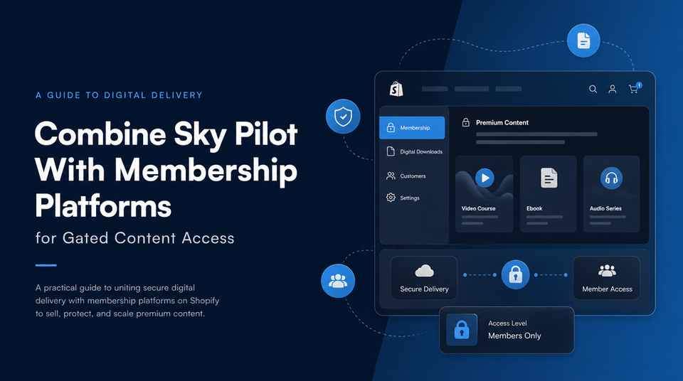 How to Combine Sky Pilot With Membership Platforms for Gated Content article illustration