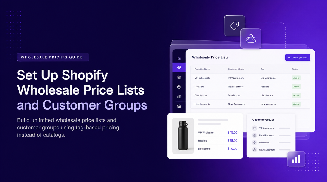 How to Set Up Shopify Wholesale Price Lists and Customer Groups image