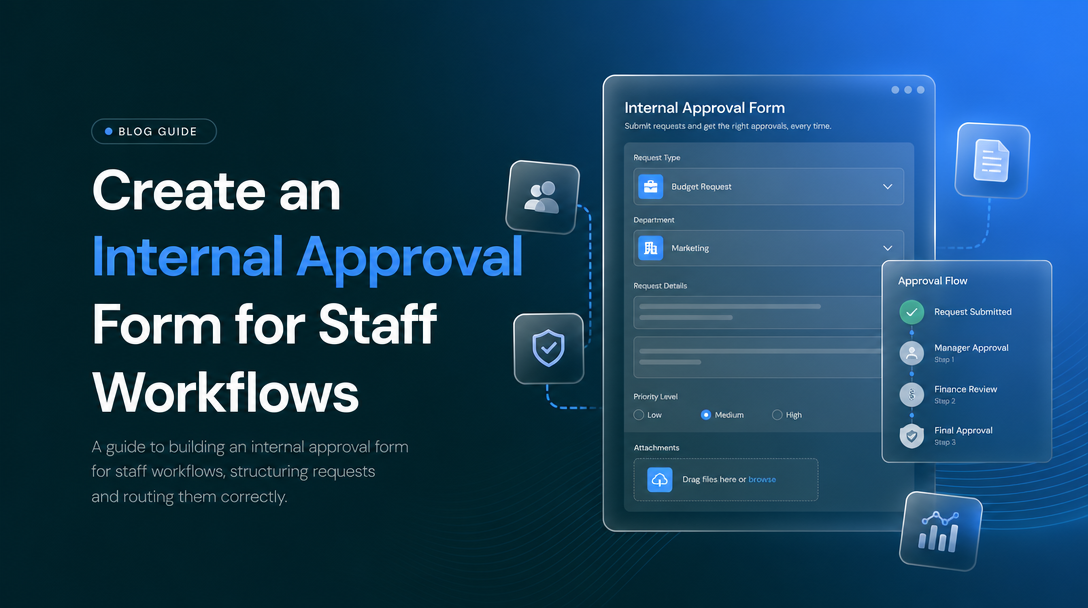 How to Create an Internal Approval Form for Staff Workflows image