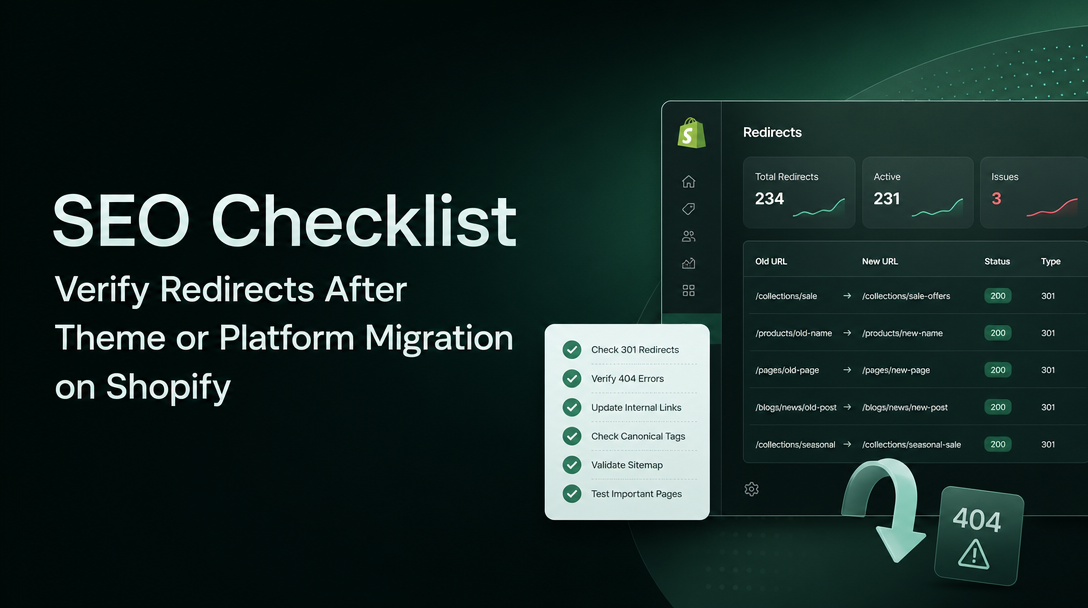 SEO Checklist: Verifying Redirects After a Theme or Platform Migration image