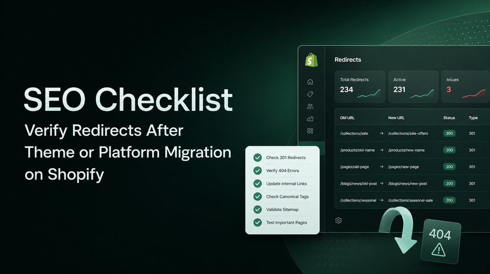 SEO Checklist: Verifying Redirects After a Theme or Platform Migration article illustration
