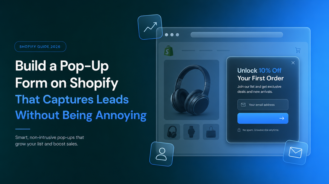 How to Build a Pop-Up Form on Shopify That Captures Leads Without Being Annoying image