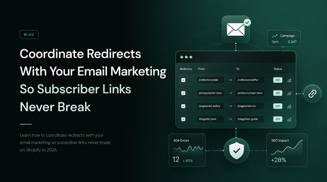 How to Coordinate Redirects With Your Email Marketing So Subscriber Links Never Break image