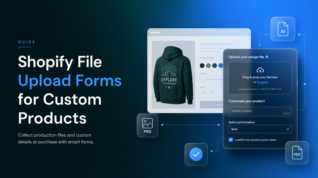 Shopify File Upload Forms for Custom Products image