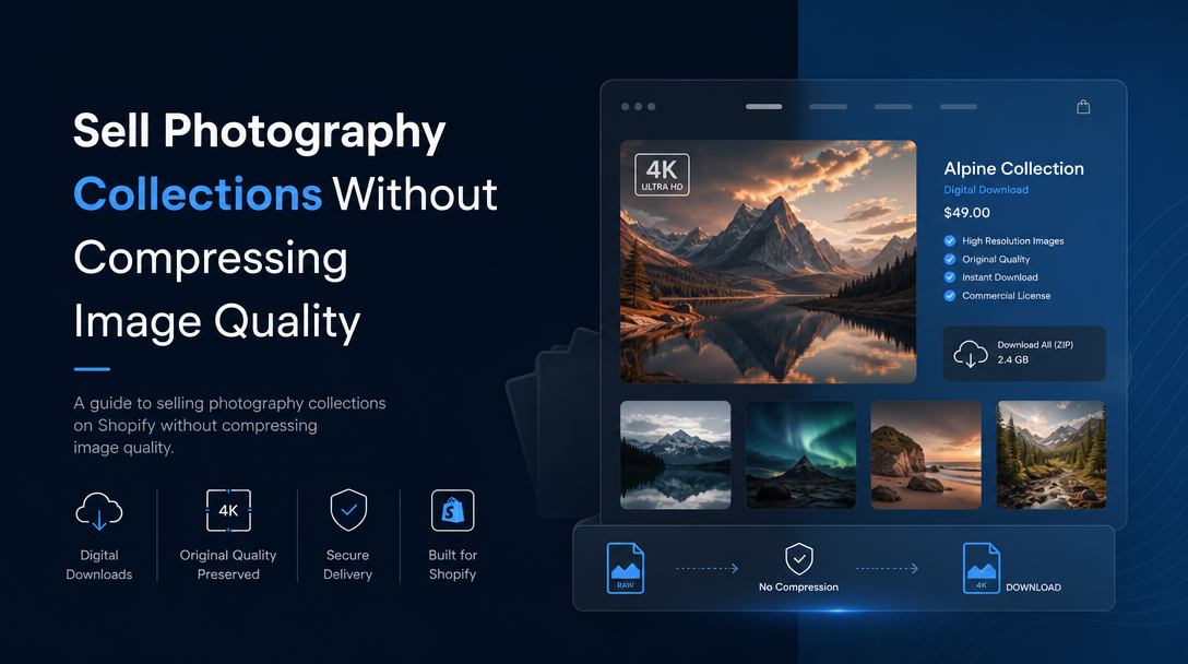 How to Sell Photography Collections Without Compressing Image Quality image
