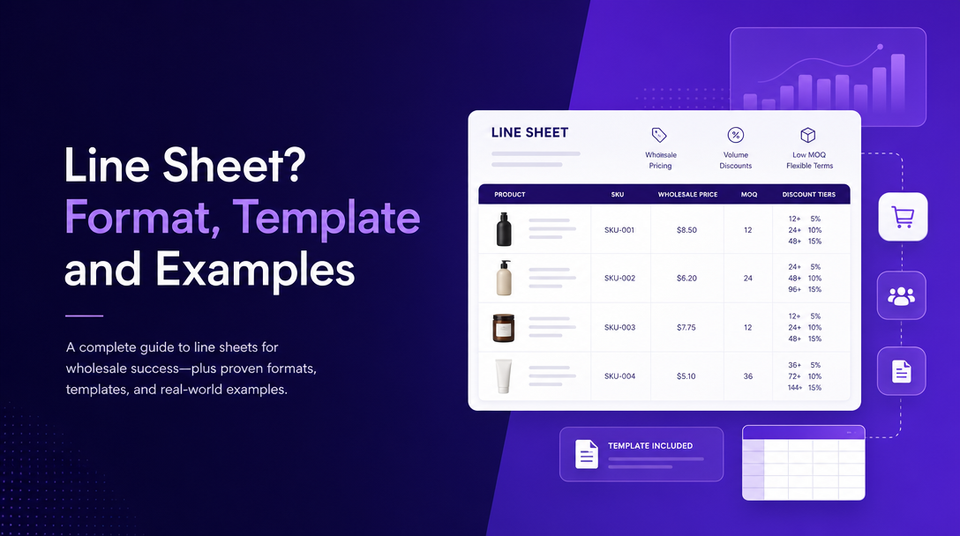 What Is a Line Sheet? Format, Template and Examples article illustration