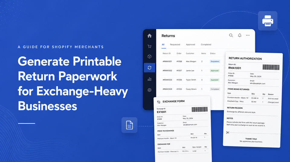 How to Generate Printable Return Paperwork for Exchange-Heavy Businesses article illustration