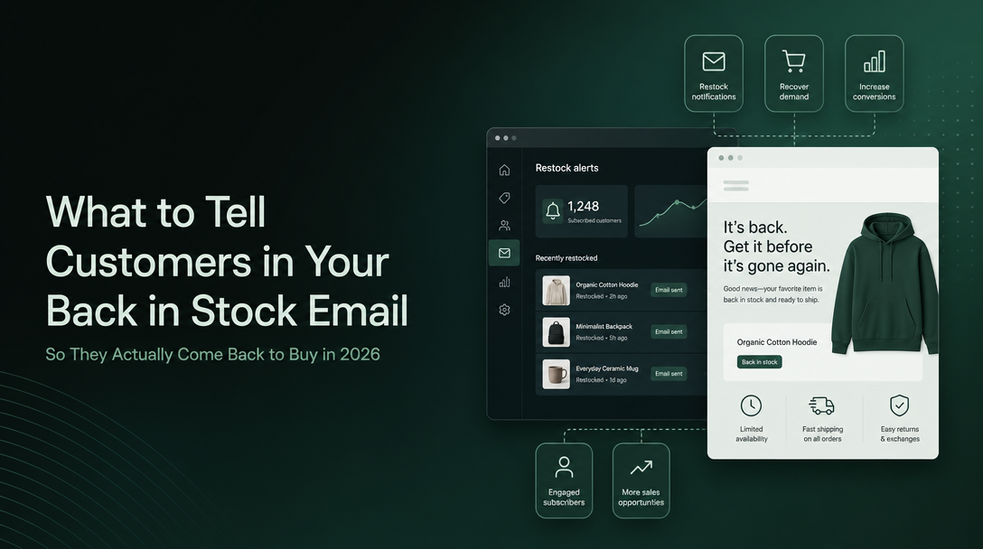 What to Tell Customers in Your Back in Stock Email So They Actually Come Back to Buy image