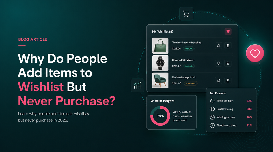 Why do people add items to wishlist but never purchase?