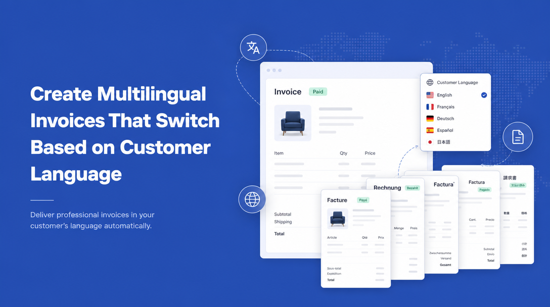 How to Create Multilingual Invoices That Switch Based on Customer Language image