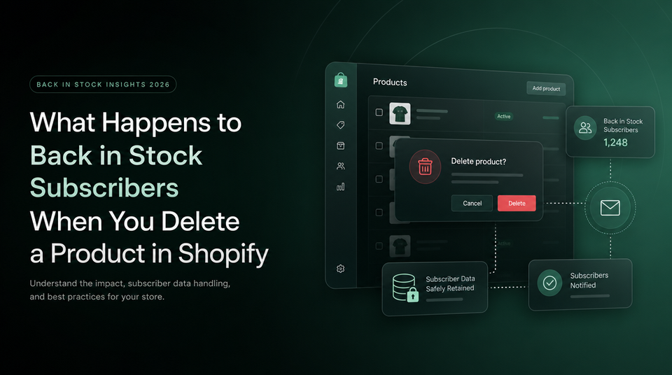 What Happens to Back in Stock Subscribers When You Delete a Product in Shopify article illustration