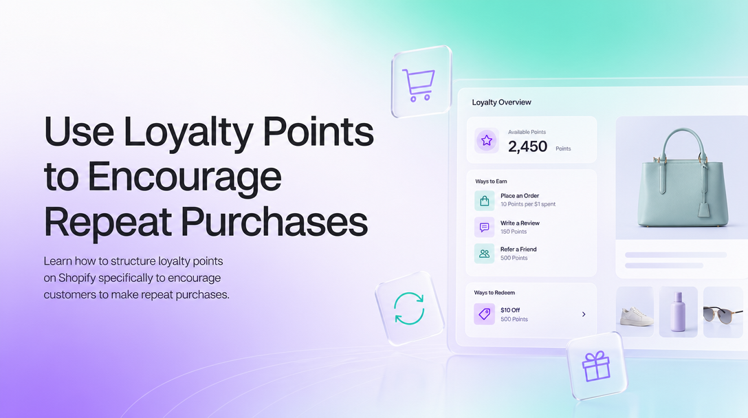 How to Use Loyalty Points to Encourage Repeat Purchases on Shopify image