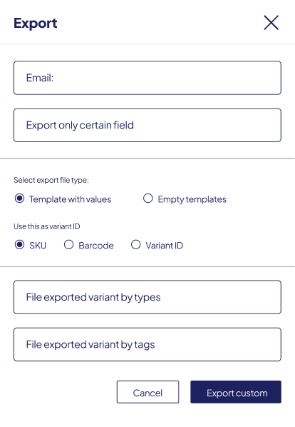 Accentuate Custom Fields