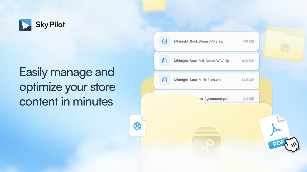 Sky Pilot ‑ Digital Downloads Feature