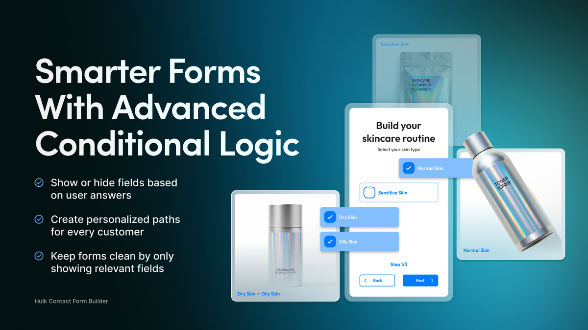 Hulk Contact Form Builder Feature