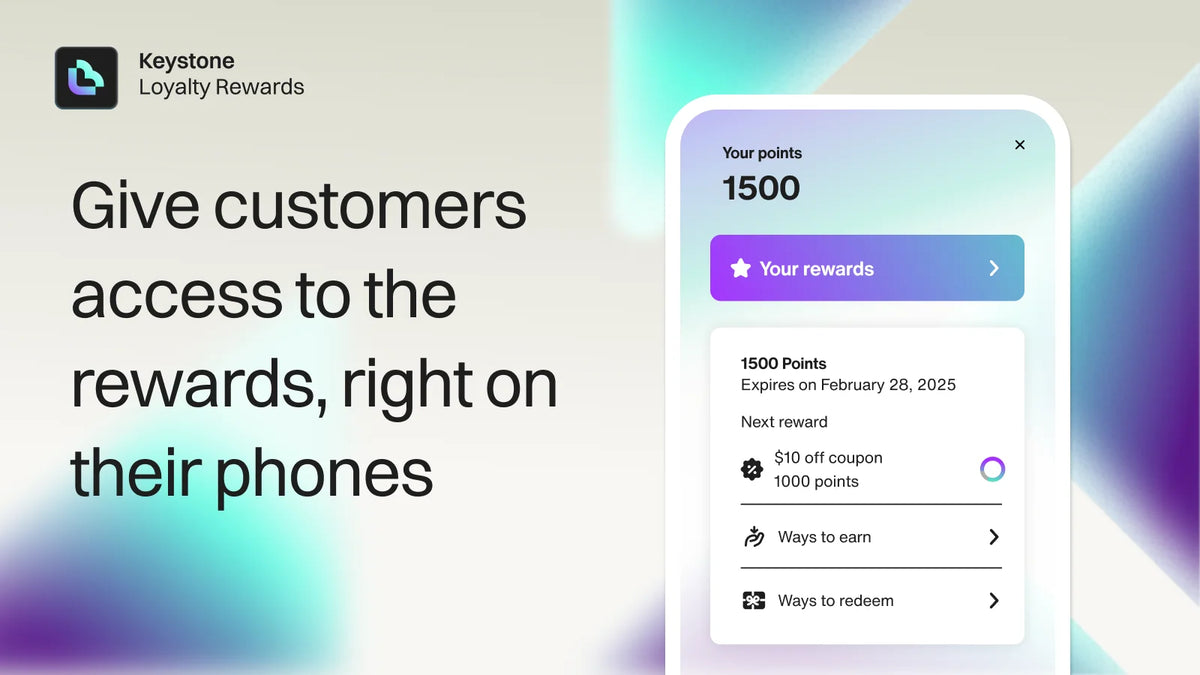 Keystone Loyalty Rewards Feature
