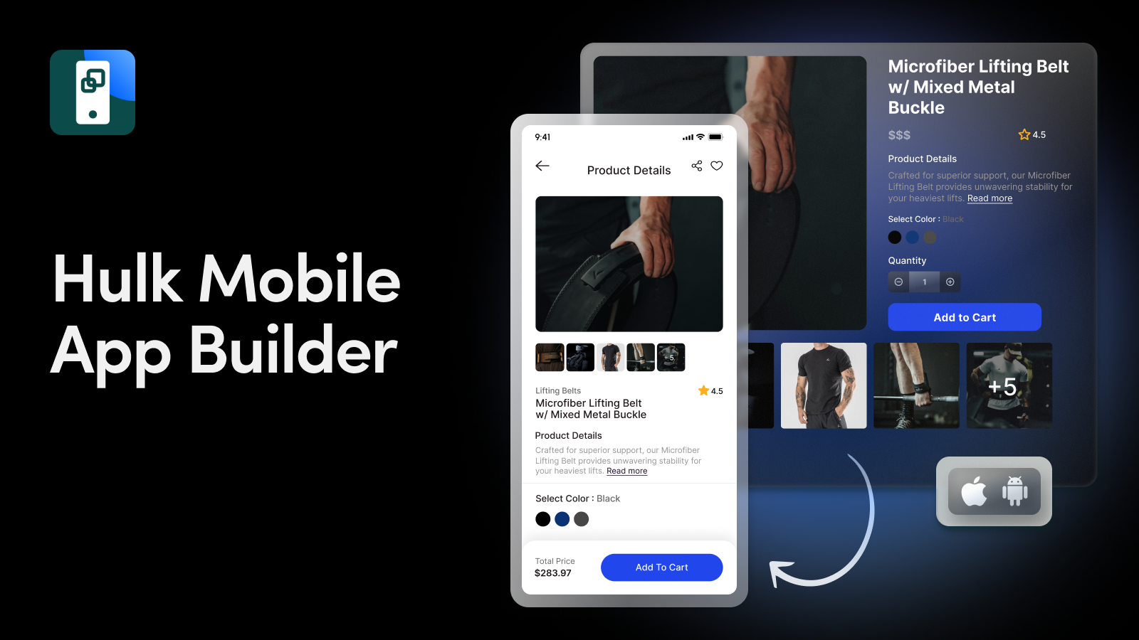 Hulk Mobile App Builder Feature