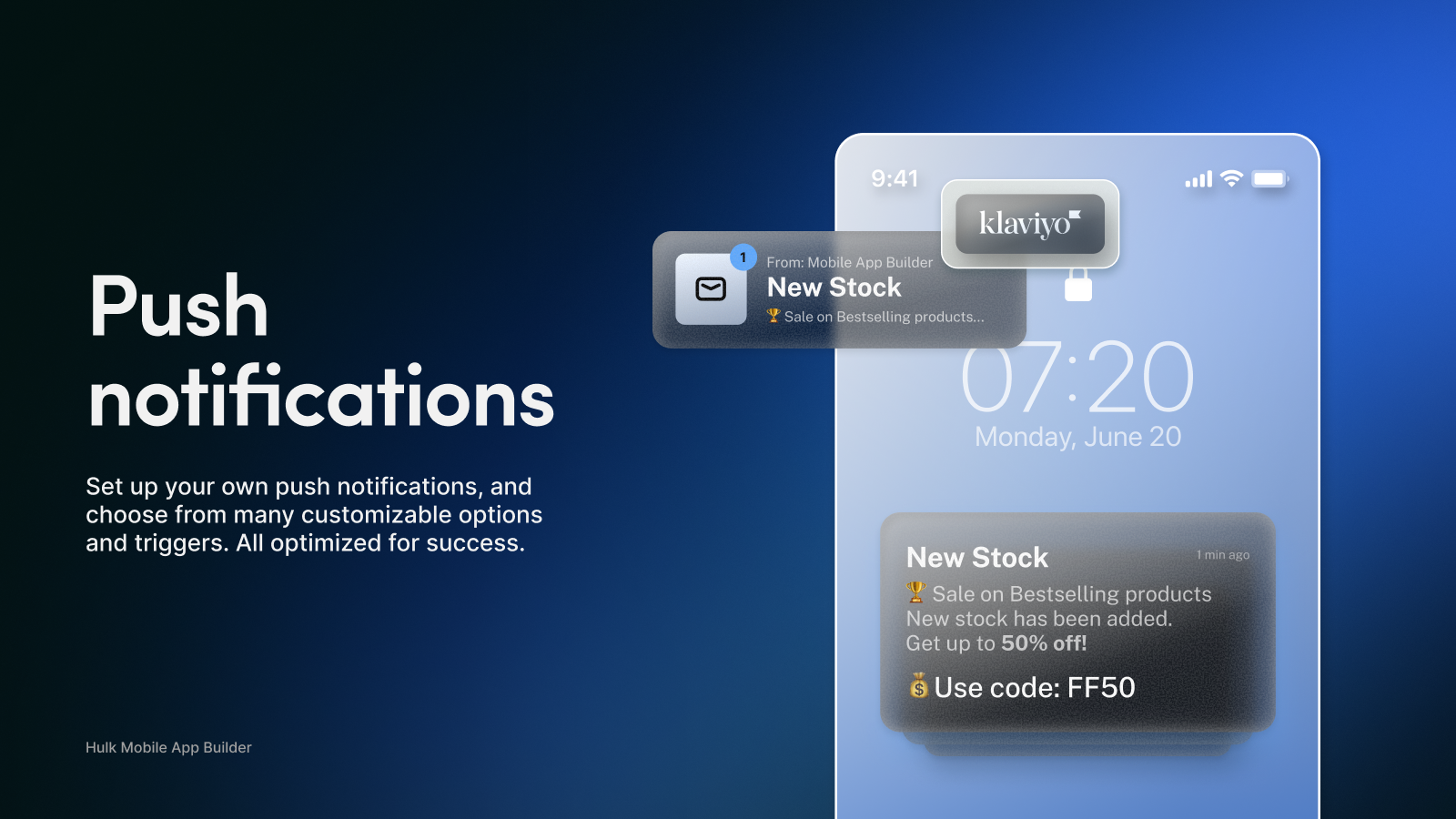 Hulk Mobile App Builder Feature