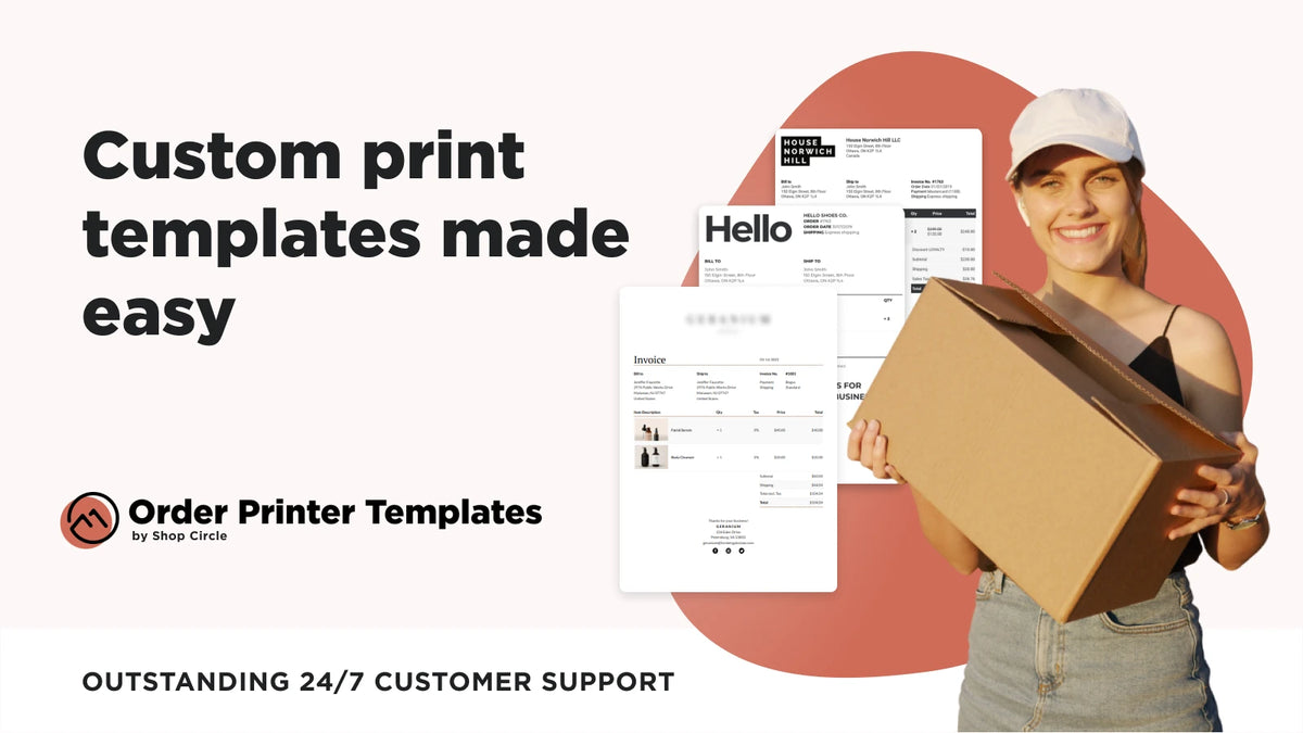 Order Printer Templates Feature
