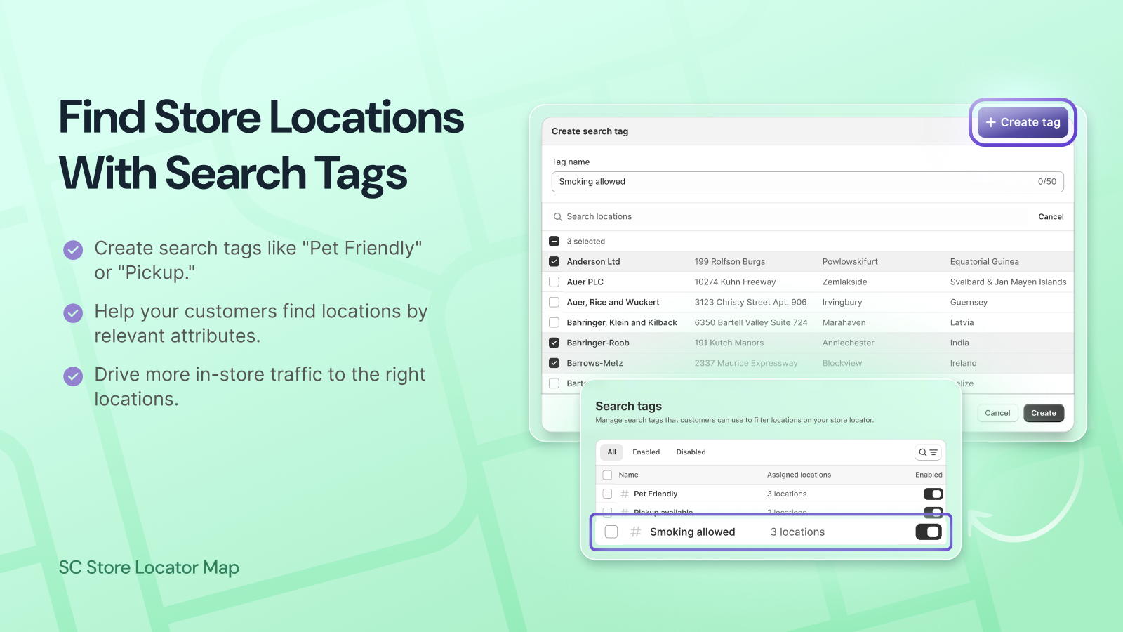 SC Store Locator Map Feature