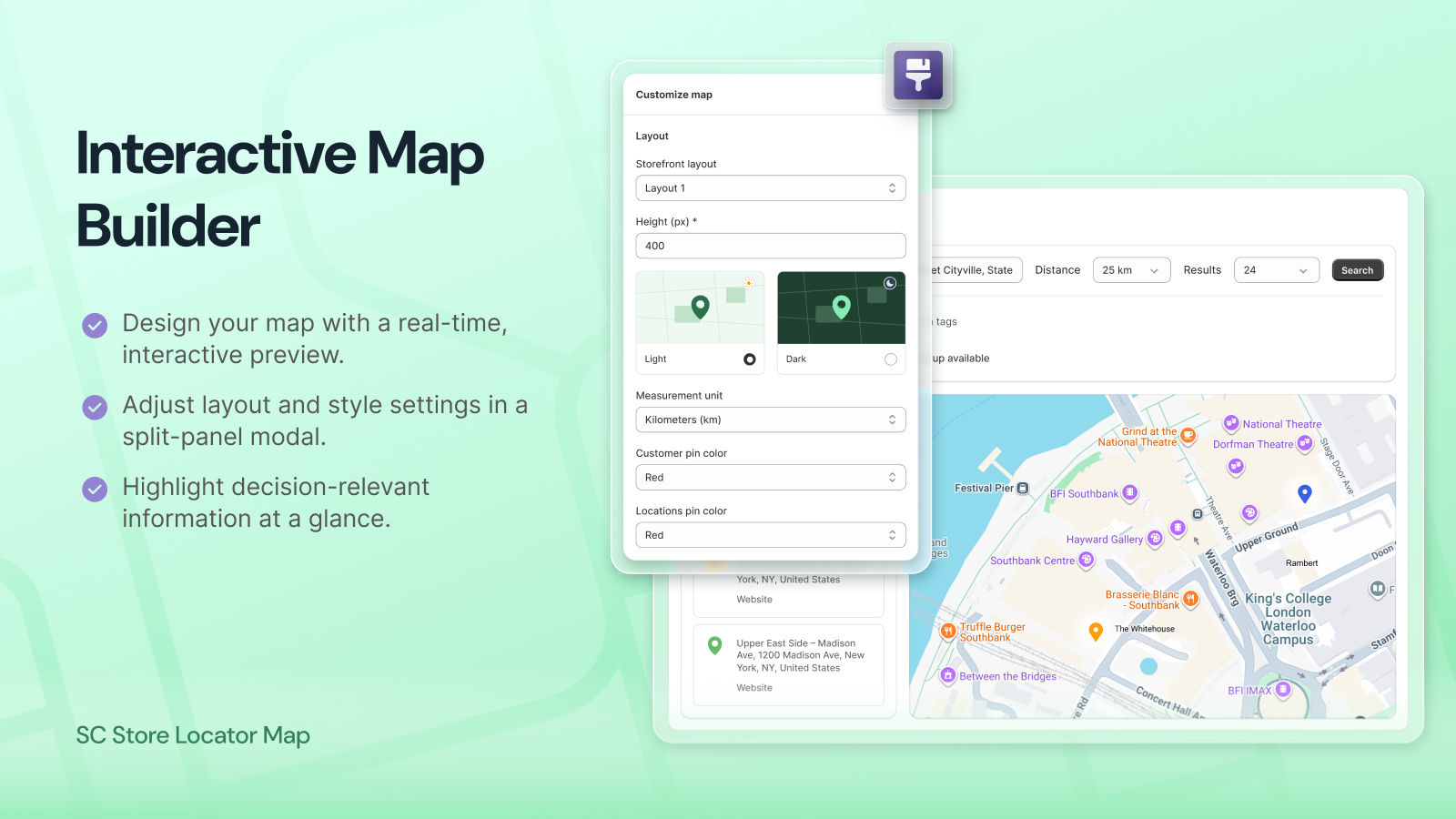 SC Store Locator Map Feature