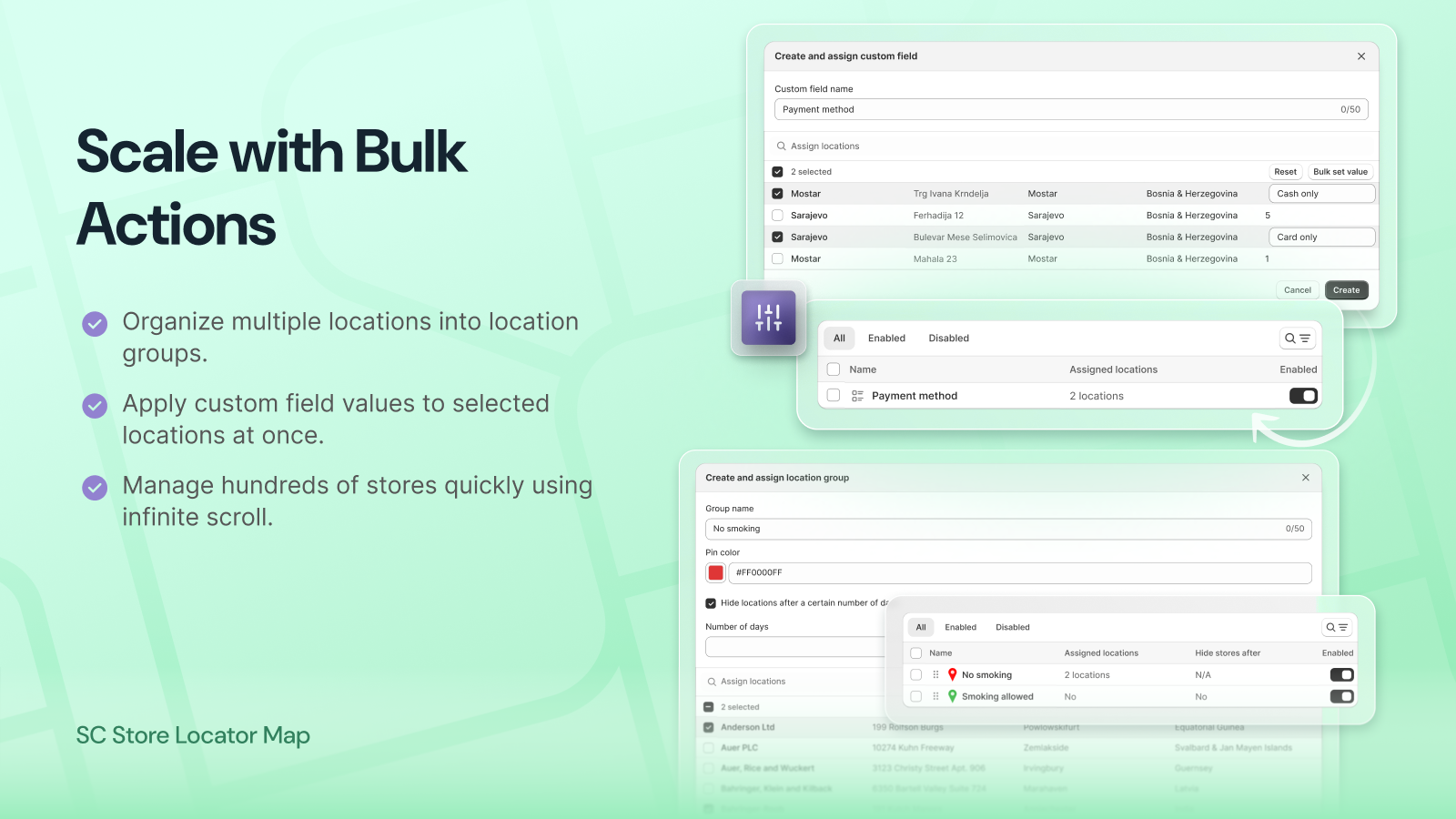 SC Store Locator Map Feature