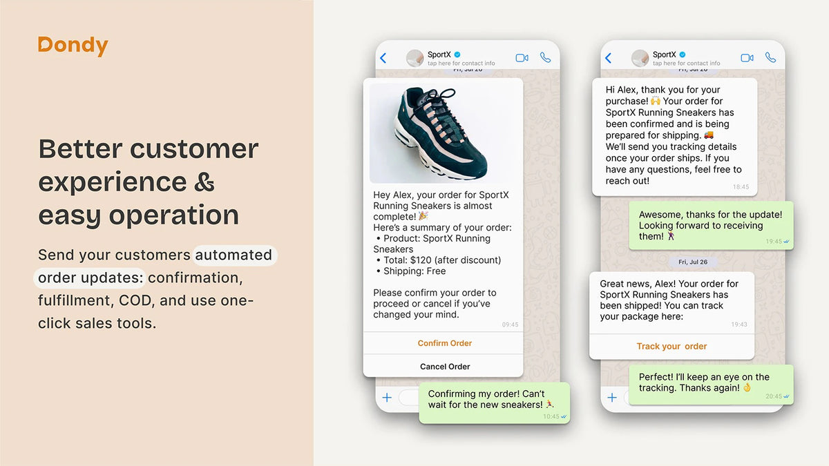 Dondy: WhatsApp Marketing + Chat Feature
