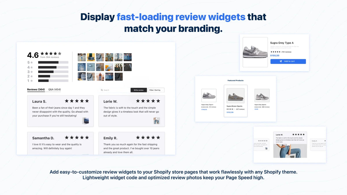 Opinew Product Reviews App Feature
