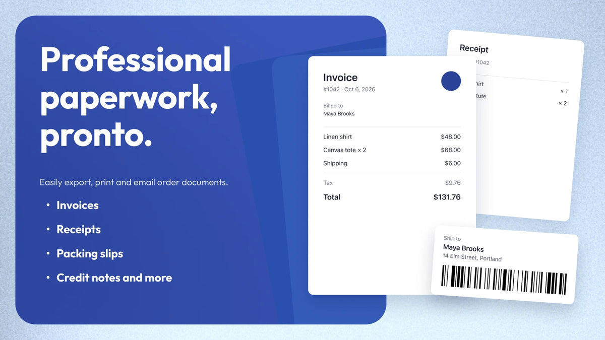 Order Printer Pro: PDF Invoice Feature