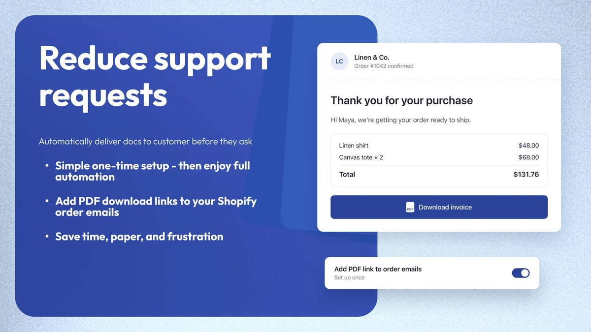 Order Printer Pro: PDF Invoice Feature