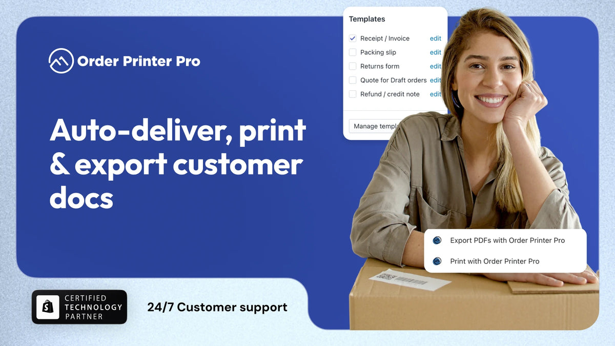Order Printer Pro: PDF Invoice Feature