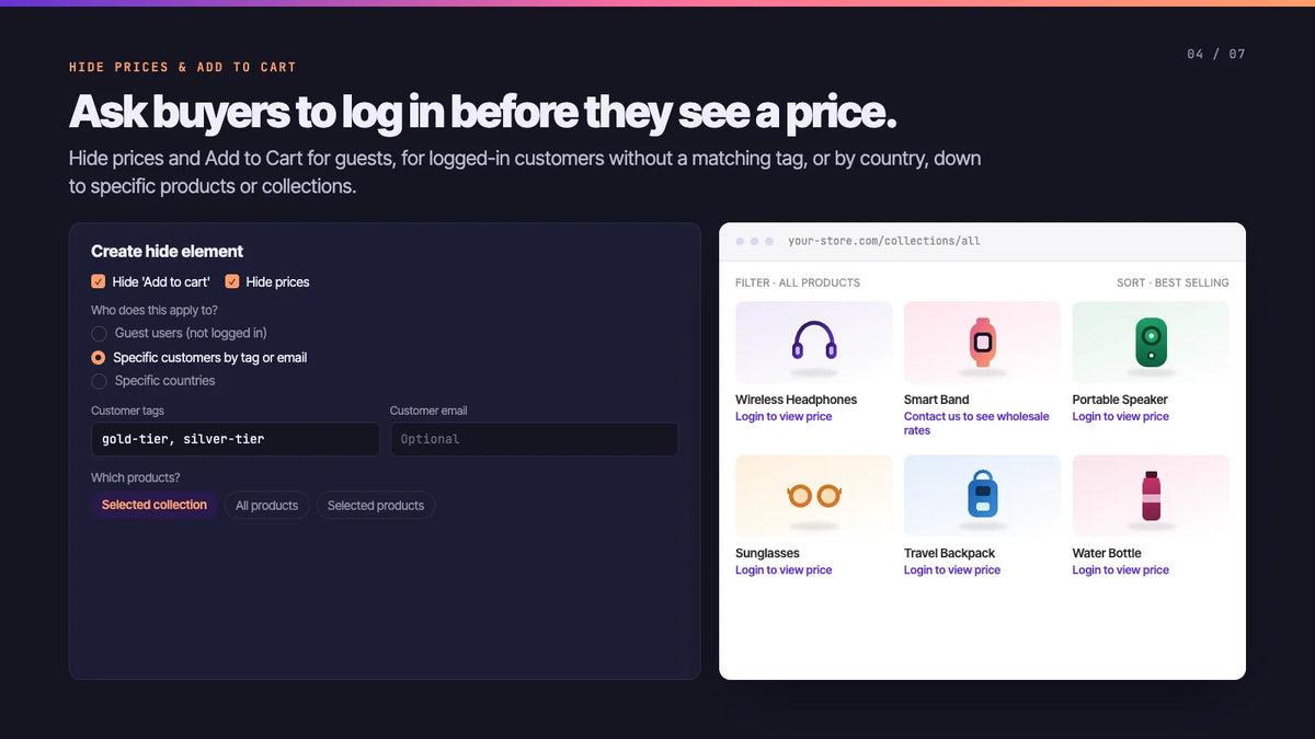 Wholesale Lock Manager: B2B Feature